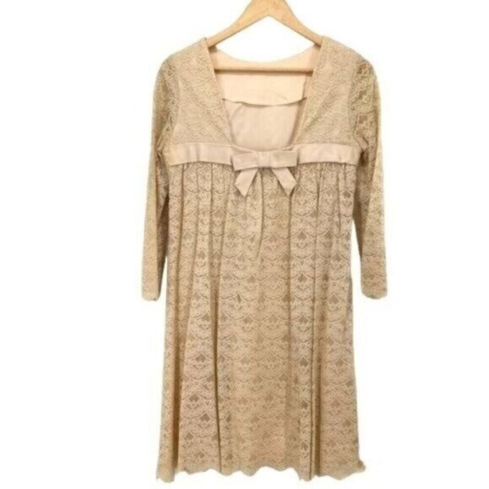Vintage Parc Jrs Petite 1960s Lace Babydoll Dress